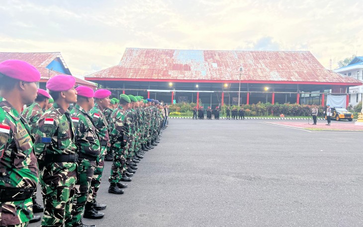 Polres Bitung Gelar Apel Pasukan 