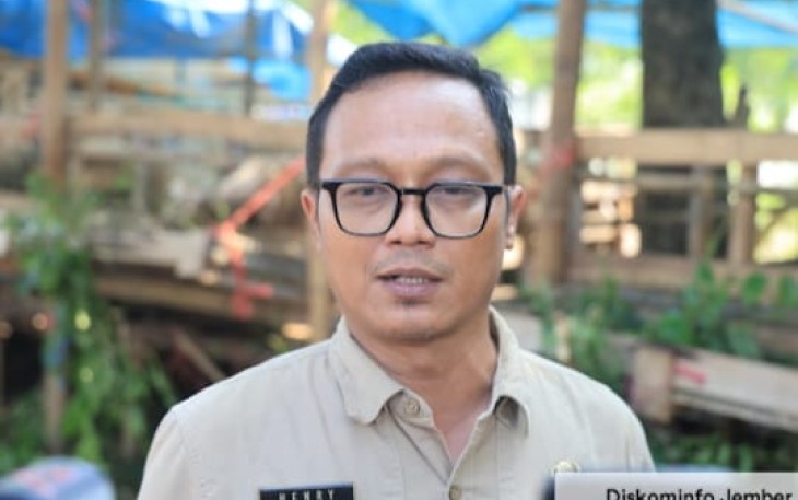 Kepala Bidang Kesehatan Hewan DKPP Jember, drh. Henry Kurniawan