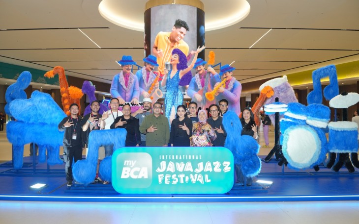Menteri Ekonomi Kreatif, Teuku Riefky Harsya, menghadiri International Java Jazz Festival 2026 di Nice PIK 2, Tangerang, Sabtu (30/5/2026)
