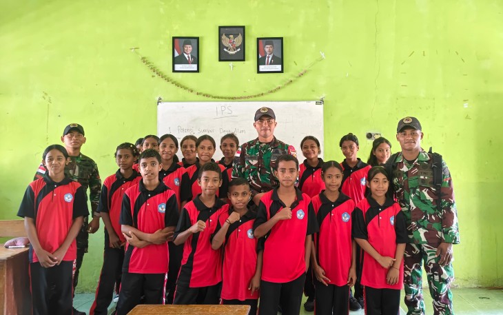 Yonarmed 12 Kostrad Cerdaskan Anak Bangsa