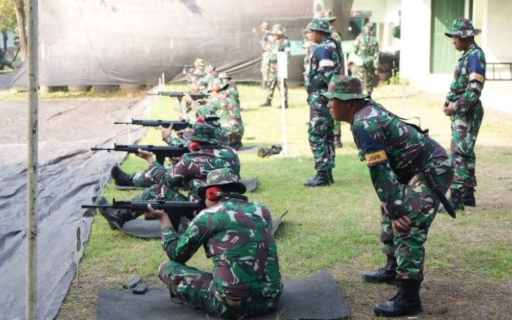 Latbakjatri prajurit Korem 084/Bhaskara Jaya