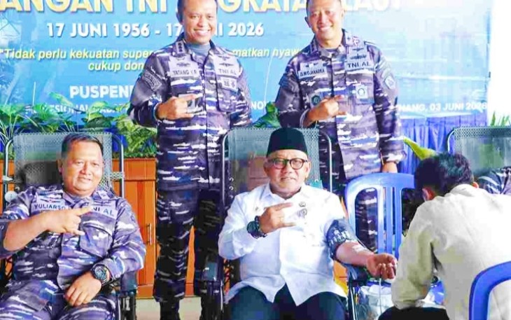 HUT ke-70 Puspenerbal, TNI AL Targetkan 300 Kantong Darah untuk Tambah Cadangan PMI di Tanjungpinang