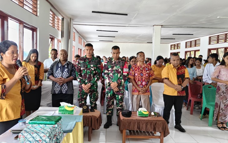 Yonarmed 12 Kostrad Berikan Motivasi kepada Generasi Muda di Momen Kelulusan SMP Negeri Metamauk