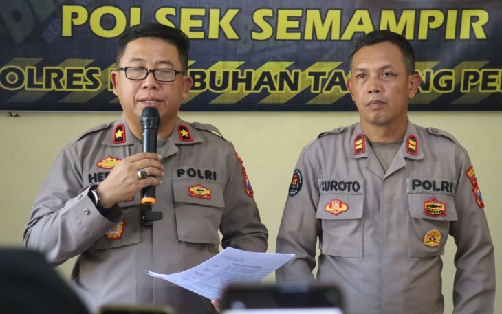 Polres Pelabuhan Tanjungperak Amankan Tersangka Pencuri Komponen Panel TL di Surabaya