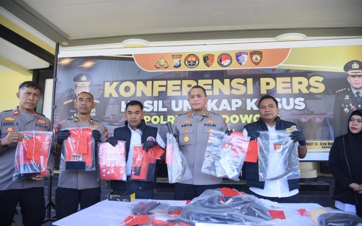 Polres Bondowoso Amankan Tersangka Perampokan Bercelurit 