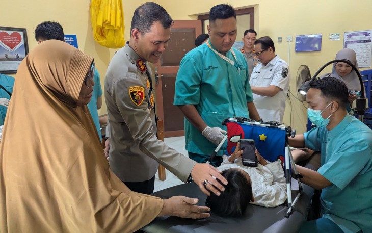 Polres Probolinggo Kota Gelar Khitan Gratis Sambut Hari Bhayangkara ke-80