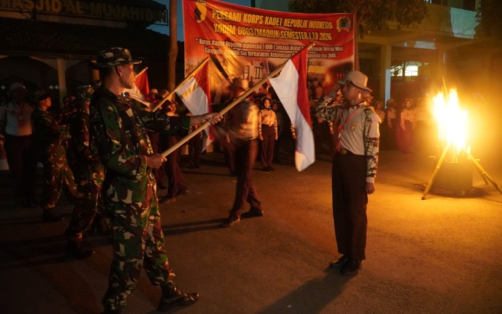 Semangat Kebangsaan Menyala di Bumi Perkemahan, Kodim Madiun Gembleng Kader Muda KKRI Menuju Indonesia Emas 2045