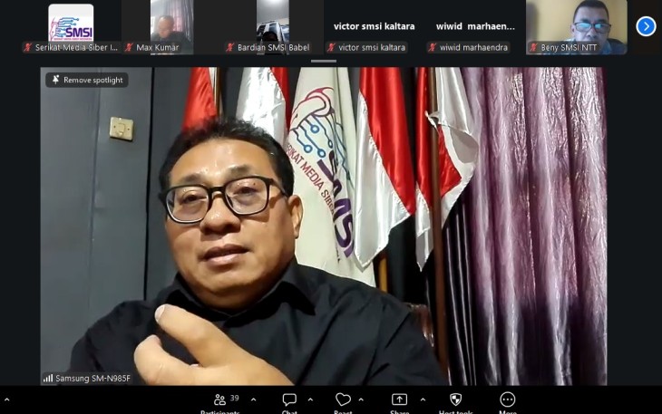 Ketua Umum Serikat Media Siber Indonesia (SMSI), Firdaus