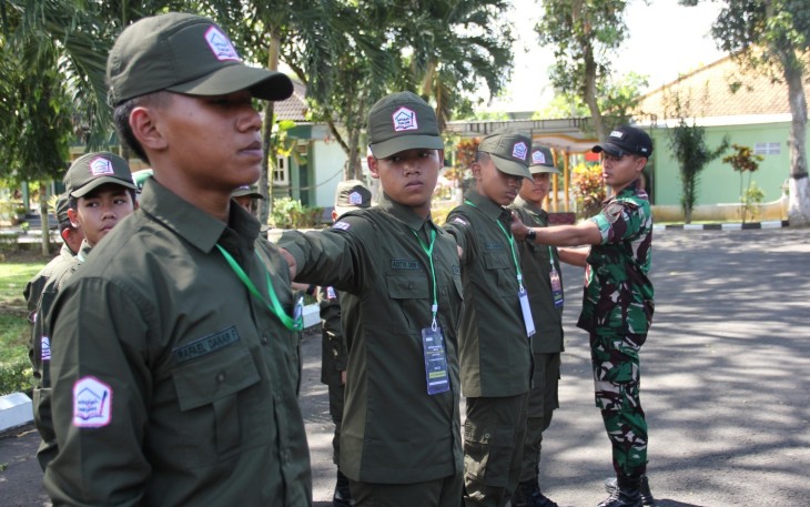 Kodim 0806/Trenggalek Tempa Jiwa Kepemimpinan Siswa Sekolah Rakyat Melalui LDK