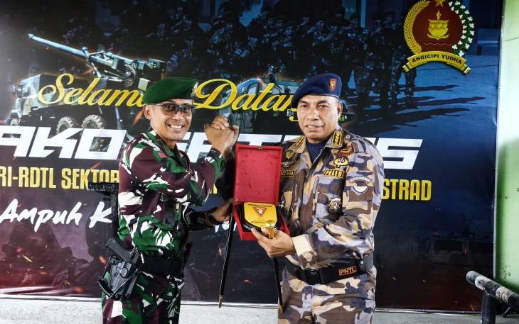 Yonarmed 12 Kostrad Kokohkan Kerja Sama Keamanan Perbatasan Bersama UPF-PNTL