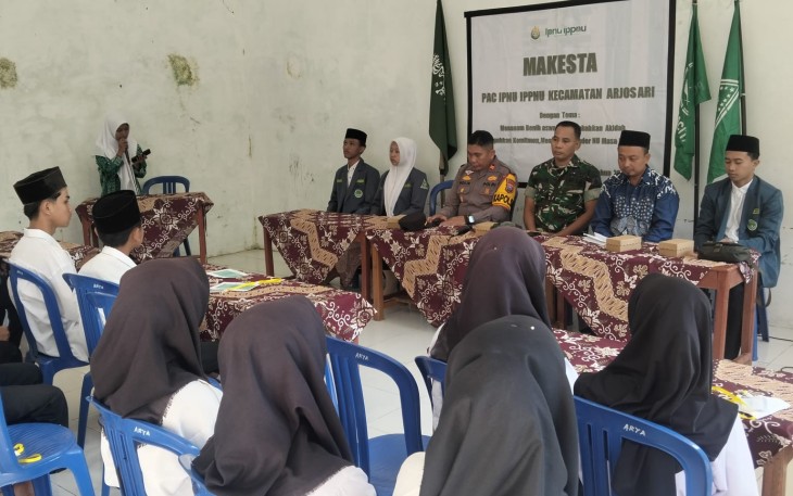 Hadiri Makesta MA dan MTs Darul Huda Temon, Pelda Suhadi Tanamkan Nilai-Nilai Wawasan Kebangsaan 