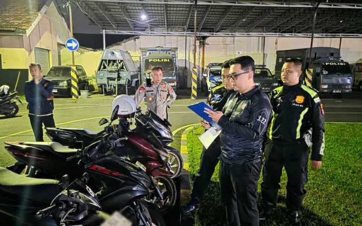 Polres Mojokerto Kota Amankan 80 Pemuda Konvoi