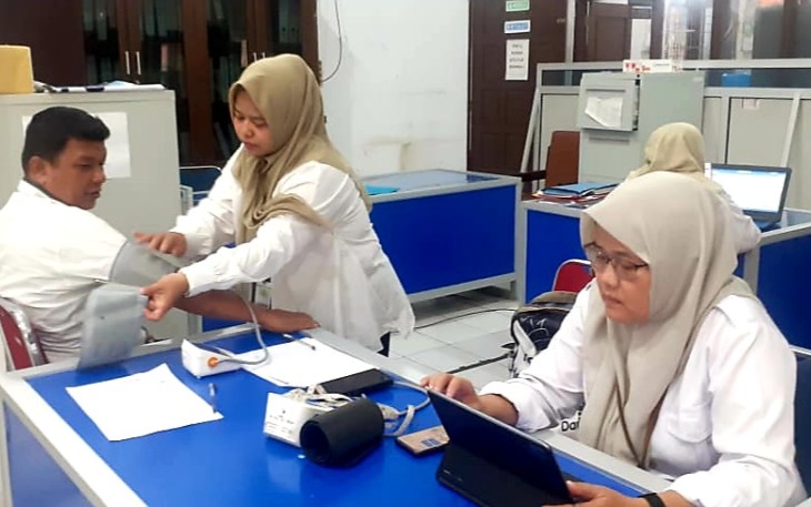 Puskesmas Lubuk Sikaping Targetkan 13.908 Warga Ikuti CKG dan Skrining PTM