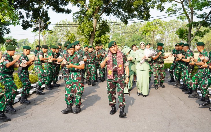 Keluarga Prajurit Yonarmed 12 Dikuatkan