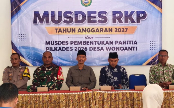 TNI AD Dukung Program Pembangunan Tingkat Desa Melalui Rapat Penyusunan RKPDes Wilayah Pacitan