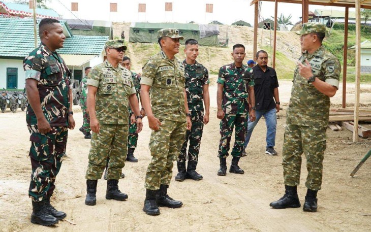Tinjau Progres Pembangunan Yonif TP 864/NN, Wujudkan Kesiapan Satuan yang Modern dan Profesional