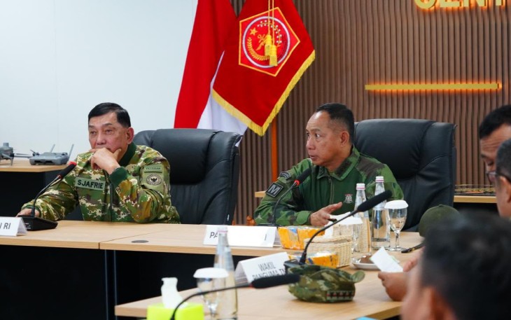 Menhan RI dan Panglima TNI Tinjau Kesiapan Kogabwilhan III, Perkuat Pertahanan di Papua Tengah