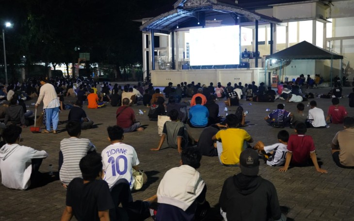 Korem 023/KS Gelar Nobar Bersama Masyarakat, Perkuat Kemanunggalan TNI-Rakyat