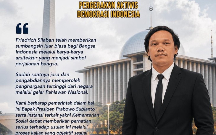 PADI Serukan Dukungan Arsitek Legendaris Friedrich Silaban sebagai Pahlawan Nasional