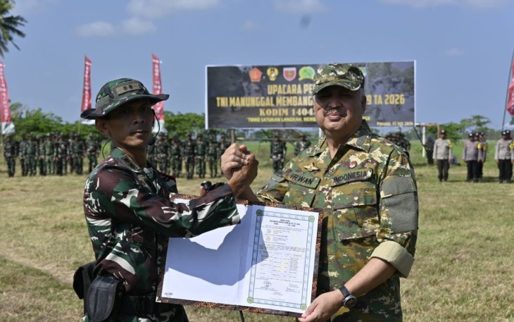 Pembukaan TMMD ke-129 Kodim 1404/Pinrang