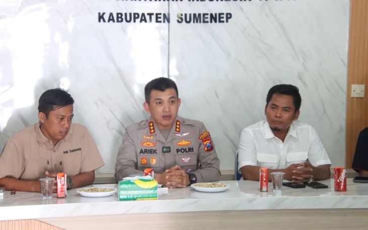 Polresta Sumenep Perkuat Sinergitas Bersama Awak Media Melalui Silaturahmi dan Dialog
