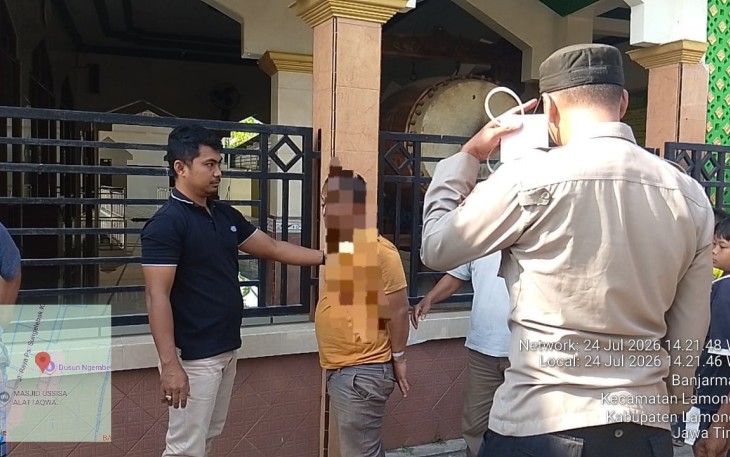 Polres Lamongan Ungkap Kasus Pencurian Kotak Amal Masjid