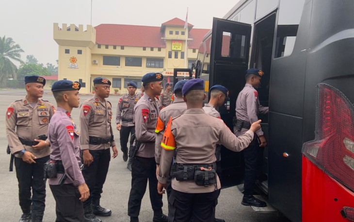 Personel Brimob perkuat penanganan karhutla