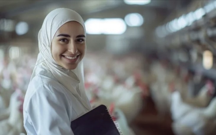 Ilustrasi perempuan muslim 