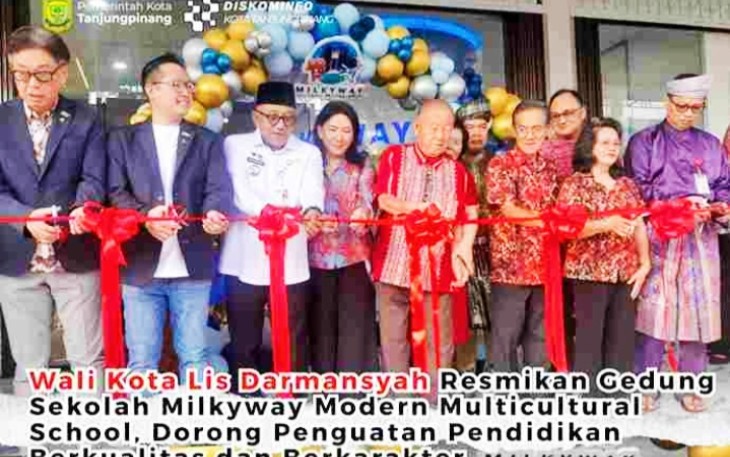 Wali Kota Lis Resmikan Gedung Sekolah Milkyway Modern Multicultural School