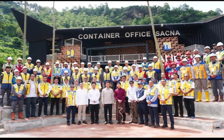 Kunjungan Wapres RI ke Proyek Bendungan Bagong, PTPP Percepat Pembangunan untuk Dukung Ketahanan Air dan Pangan