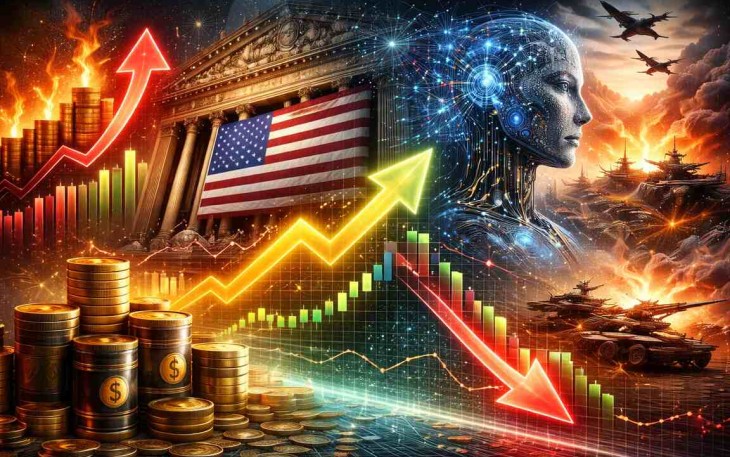 Pasar Global Mixed: Inflasi, AI, dan Geopolitik Tekan Wall Street