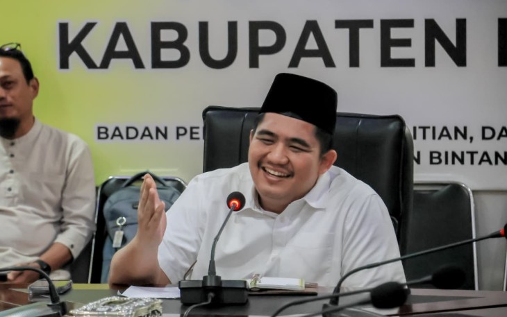 Dewan Eksekutif Mahasiswa (DEMA) STAIN SAR melaksanakan audiensi bersama Pemerintah Kabupaten Bintan pada Senin (02/03/2026) di Ruang Rapat Bawah Bapperida Bintan