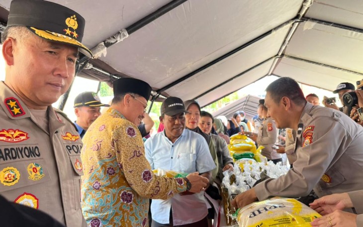 Gerakan Pangan Murah Serentak Digelar di Bengkulu /Foto : MC 