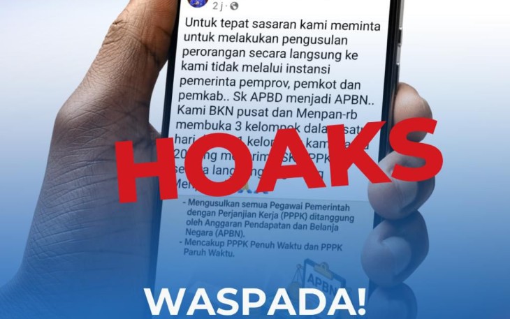 BKN Pastikan Akun Palsu di FB Catut Nama Prof Zudan Sebar Informasi Hoaks PPPK
