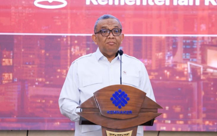 Wamenaker saat membuka acara ASEAN Leader: Dream, Lead, Inspire di Gedung Vokasi Kementer ian Ketenagakerjaan, Jakarta, Selasa (7/7/2026).
