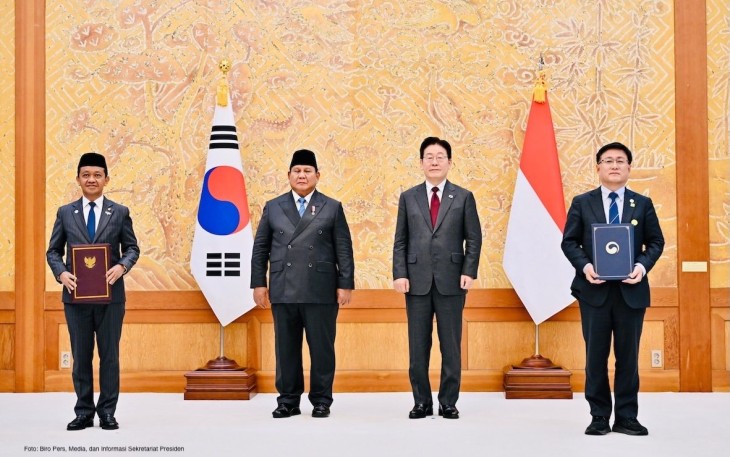 Menteri ESDM Bahlil Lahadalia dan Menteri Iklim, Energi, dan Lingkungan Korea Selatan Kim Sungwhan menyepakati kerja sama energi bersih dalam bentuk Memorandum Saling Pengertian (MSP) atau Memorandum of Understanding (MoU).