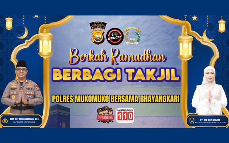 Polres Mukomuko dan Bhayangkari Hadirkan Ramadhan Penuh Kepedulian