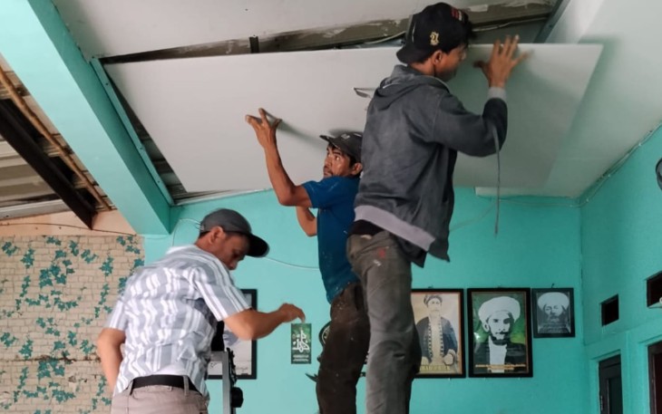 Korem 052/Wkr Laksanakan Rehab Dua Panti Asuhan Secara Bersamaan