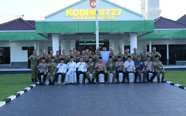 Wajah baru Makodim 0727/Karanganyar setelah selesai direnovasi.