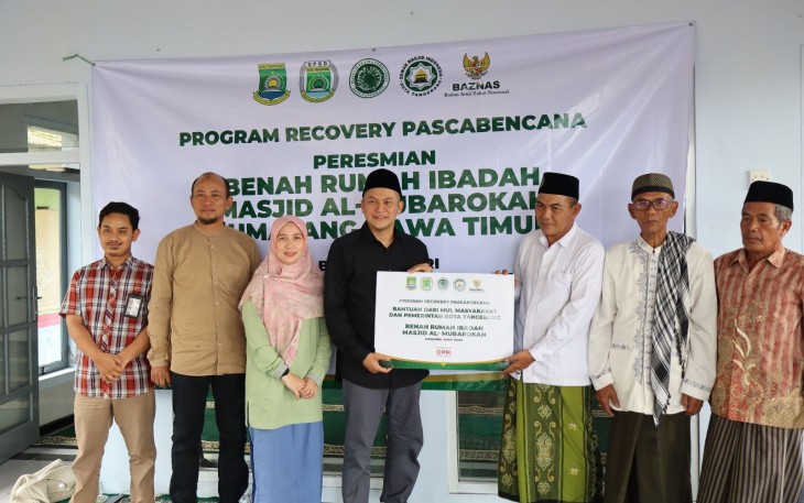 Masjid Al Mubarokah Bangkit Usai Diterjang Lahar Semeru