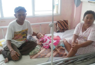 Cahaya Rahmadania, balita penderita jantung bocor dirawat di RSUD M Yunus Bengkulu
