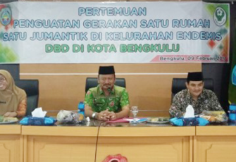 Pertemuan Penguatan Gerakan Satu Rumah Satu Jumantik di Kelurahan Endemis, Kamis (09/02/2017)