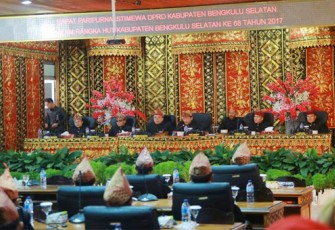 Rapat Paripurna Istimewa DPRD BS Dalam Rangka Hari Jadi Bengkulu Selatan Ke-68 Tahun 2017