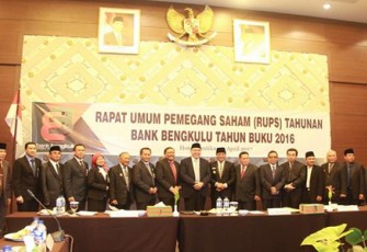 RUPS Tahunan Bank Bengkulu Tahun Buku 2016, Rabu (12/04).