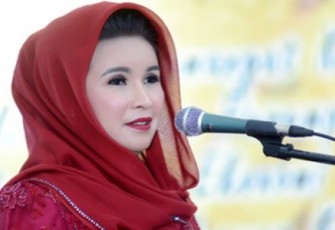 Ketua Tim Penggerak Pembinaan Kesejahteraan Keluarga Provinsi Bengkulu Lily Ridwan Mukti