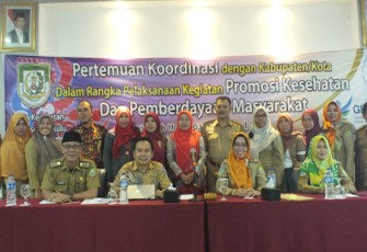 Pertemuan Koordinasi Pelaksanaan Promkes dan Pemberdayaan Masyarakat, Senin (03/04/2017)