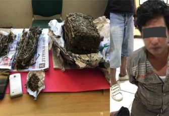 Tersangka dan barang bukti diamankan di Mapolres Bengkulu