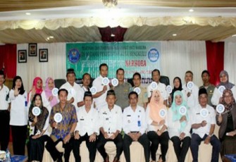 Pelatihan dan Pembinaan Masyarakat Anti Narkoba untuk Instansi Pemerintah Kota Bengkulu bertempat Hotel Raffles City, Pantai Panjang Kota Bengkulu, Rabu (26/4).