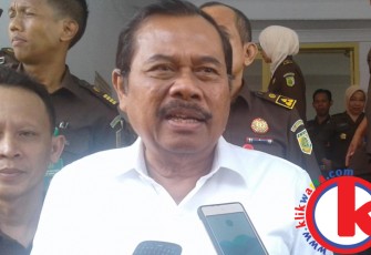 Jaksa Agung HM Prasetyo saat mengunjungi Kejati Bengkulu, Kamis (18/05)