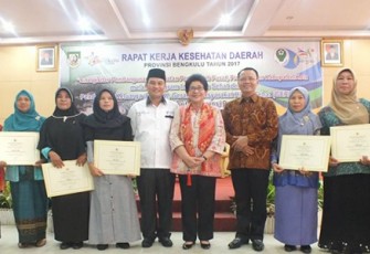 Wagub Rohidin Mersyah saat menghadiri Rapat Kerja Kesehatan Daerah (RAKERKESDA) Propvinsi Bengkulu